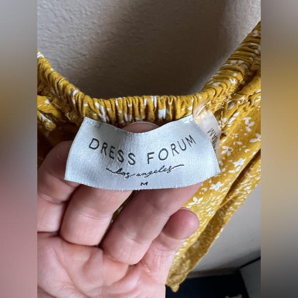 Dress Forum Yellow Floral Dress - Picture 3 of 4